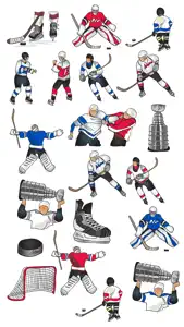 Hockey Sticker Set screenshot #1 for iPhone