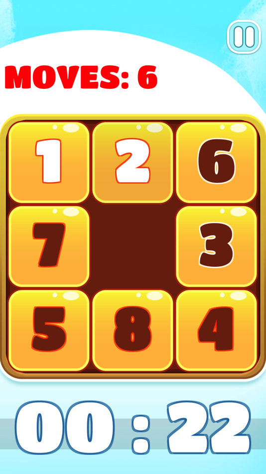 #2. 15 puzzle - Number Sliding Puzzle (iOS) By: Hashcube Software Private Limited