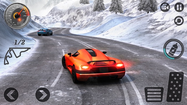 Fast Racing Car Simulator 3D - Winter Race 2017(圖3)-速報App
