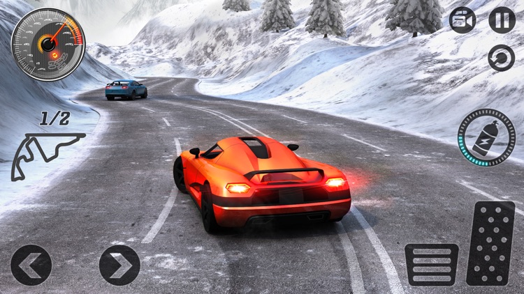 Fast Racing Car Simulator 3D - Winter Race 2017