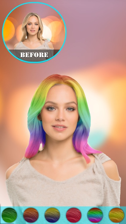 Hair Color Changer - Hairstyle Makeover Booth screenshot-4