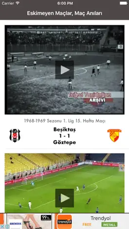 Game screenshot Maç Anıları, Eskimeyen Maçlar mod apk