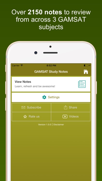 GAMSAT Study Notes