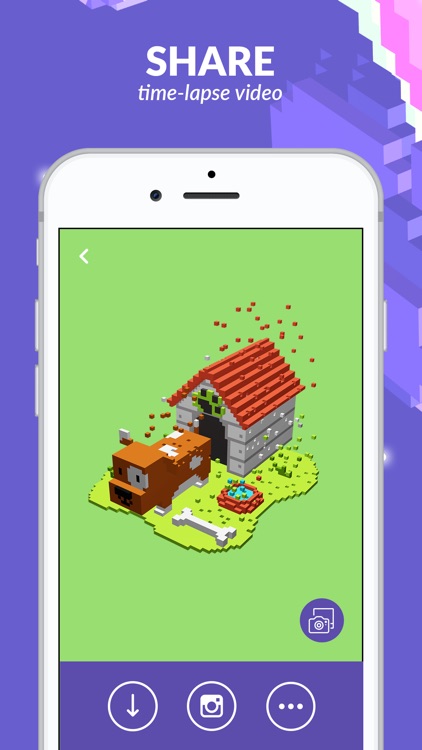 3d Voxel Art: Color by Number screenshot-4