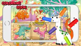 Game screenshot динозавр животное книжка-раскраска - для малыша apk