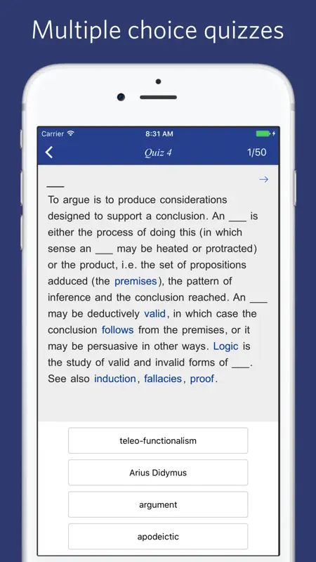 Philosophy Dictionary screenshot 5 of 5