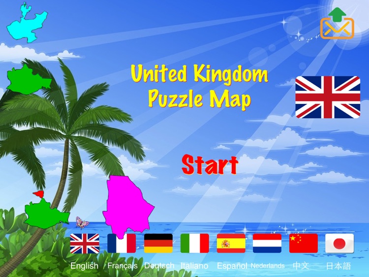 United Kingdom Puzzle Map screenshot-3