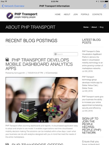 PHP Transport Dashboard App screenshot 4