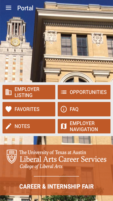 How to cancel & delete UT Liberal Arts Career Fairs from iphone & ipad 1