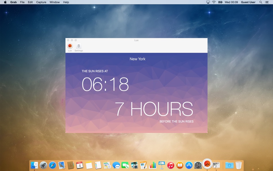 Lux - Sunrise and Sunset - 1.3 - (macOS)