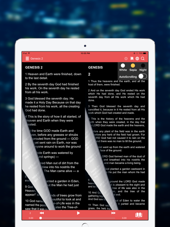 NASB Bible (Audio) iPad screenshot 4 - Reference app