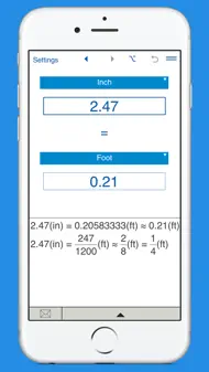 Inches, Feet, Yards and Miles Converter iphone bilder 0
