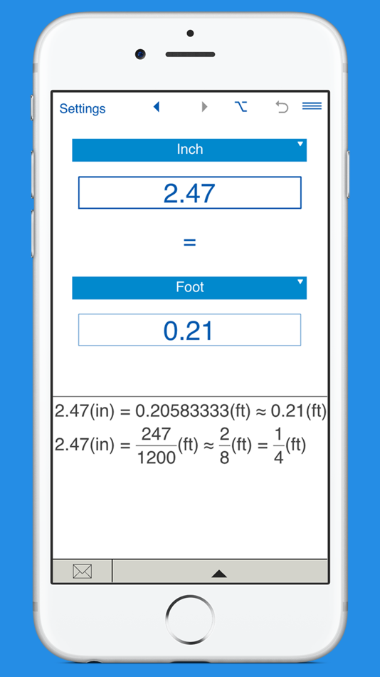 Inches, Feet, Yards and Miles Converter - 1.0.1 - (iOS)