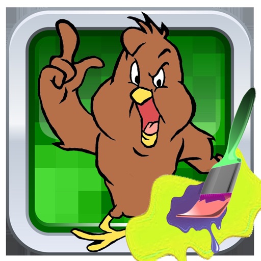 Animals Coloring Book - Blast Bird Adventures iOS App