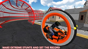 Monowheel Stunts Simulator screenshot #2 for iPhone