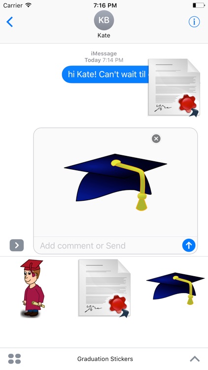 GRAD STICKERS