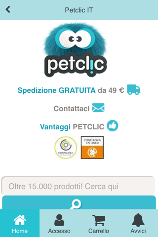 Petclic, negozio per animali screenshot 2