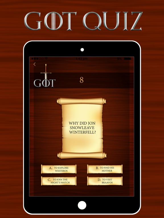 Screenshot #6 pour GOT Quiz: Best Drama Quiz