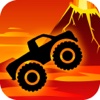 Volcano Hill Climb - racing game for boys