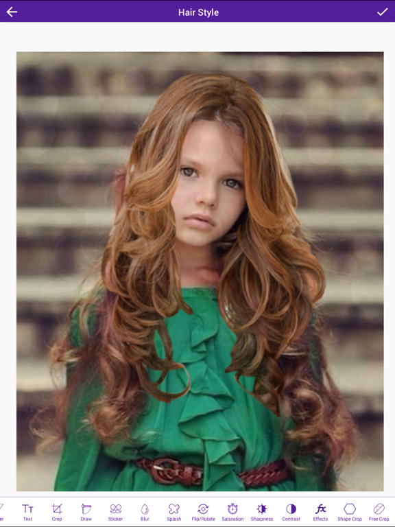 Screenshot #6 pour Woman Hair Style Photo Booth