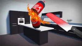 Game screenshot Bottle Flip vs Glowing Hot Knife Simulator mod apk