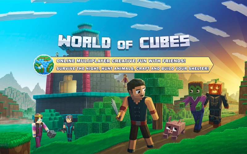 World of Cubes Survival Craft Screenshot