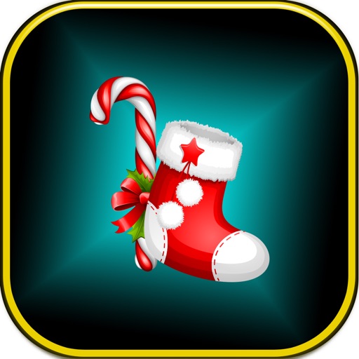 Christmas Stocking Slots Machine Icon