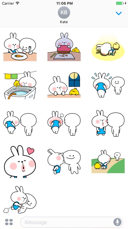 The Bunny Brat Apron Stickers