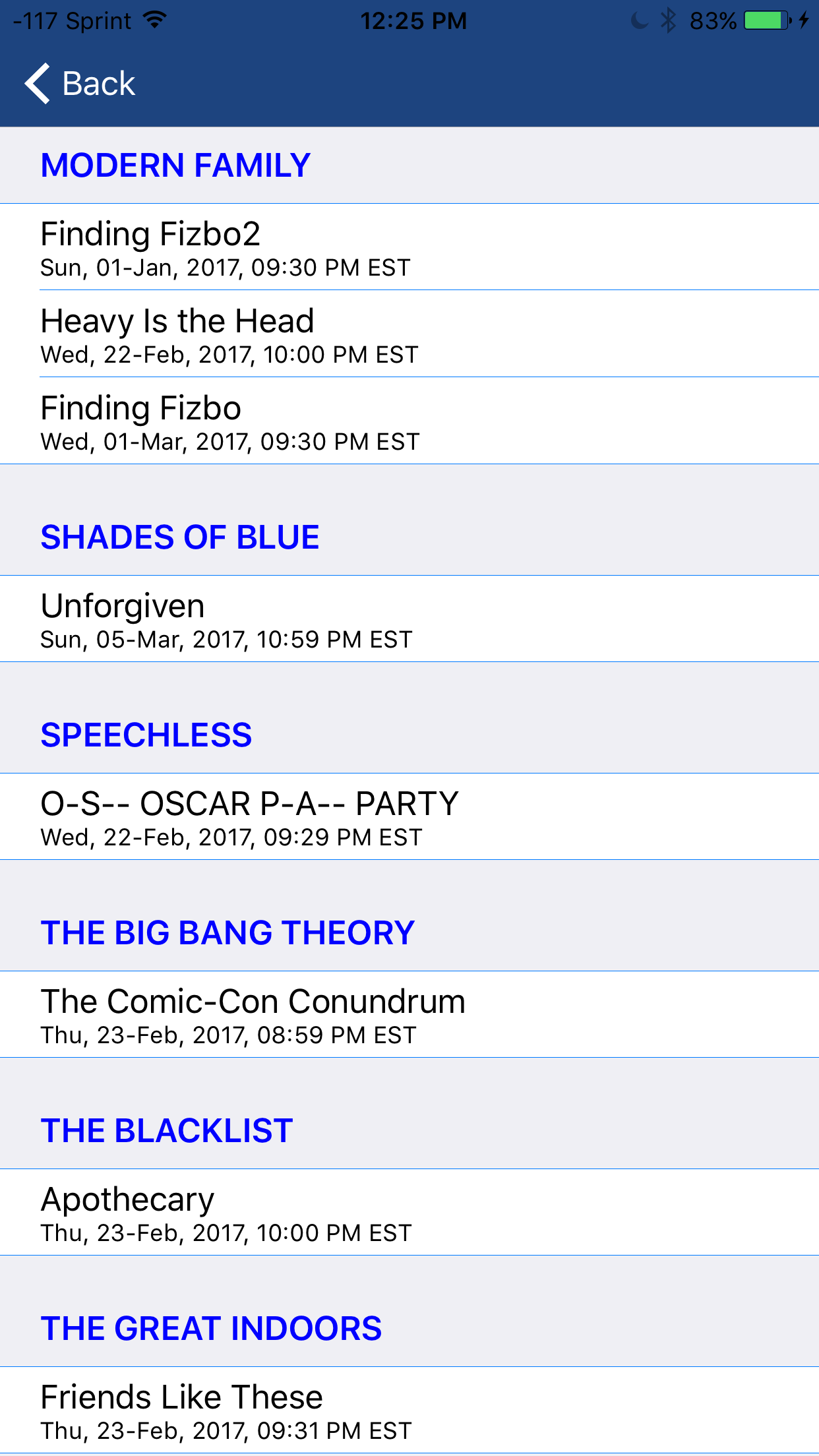 MythTV Remote screenshot 3