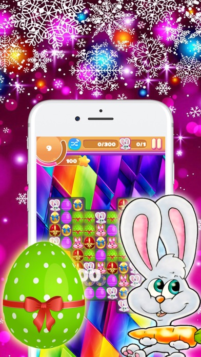 Screenshot #1 pour Oeufs de Pâques Lapin Jeu de Match pour la famille