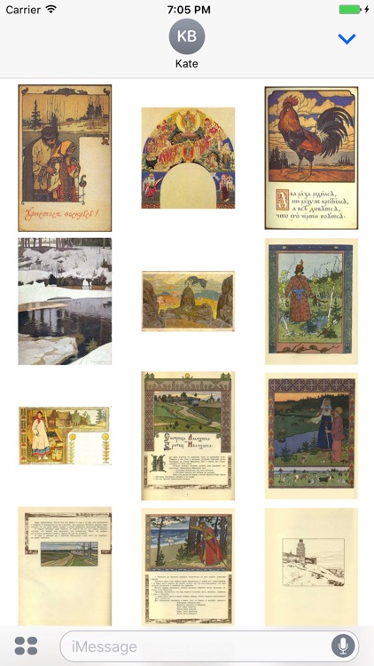 Ivan Bilibin Artworks Stickers screenshot-3