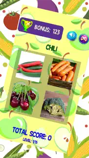 learn name of fruits and vegetables english vocab iphone screenshot 2