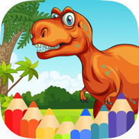 Dino Park Coloring Jurassic Dinosaur World