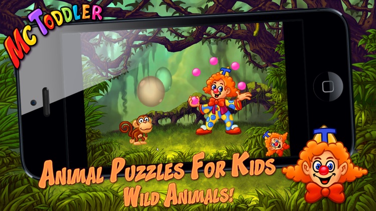 Free Wild Animal Puzzles for Kids and Toddlers screenshot-4