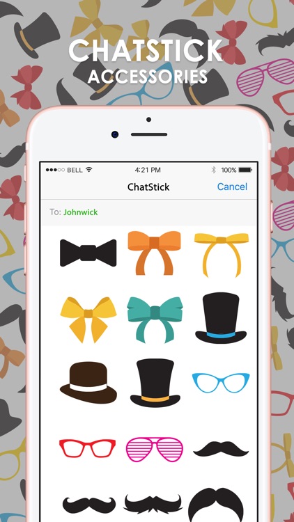 Accessories Vintage Dress Up Stickers for iMessage