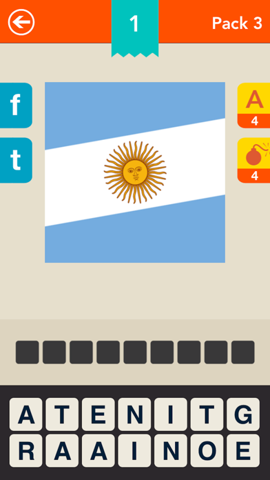 Guess the Country! ~ Fun with Flags Logo Quiz Screenshot