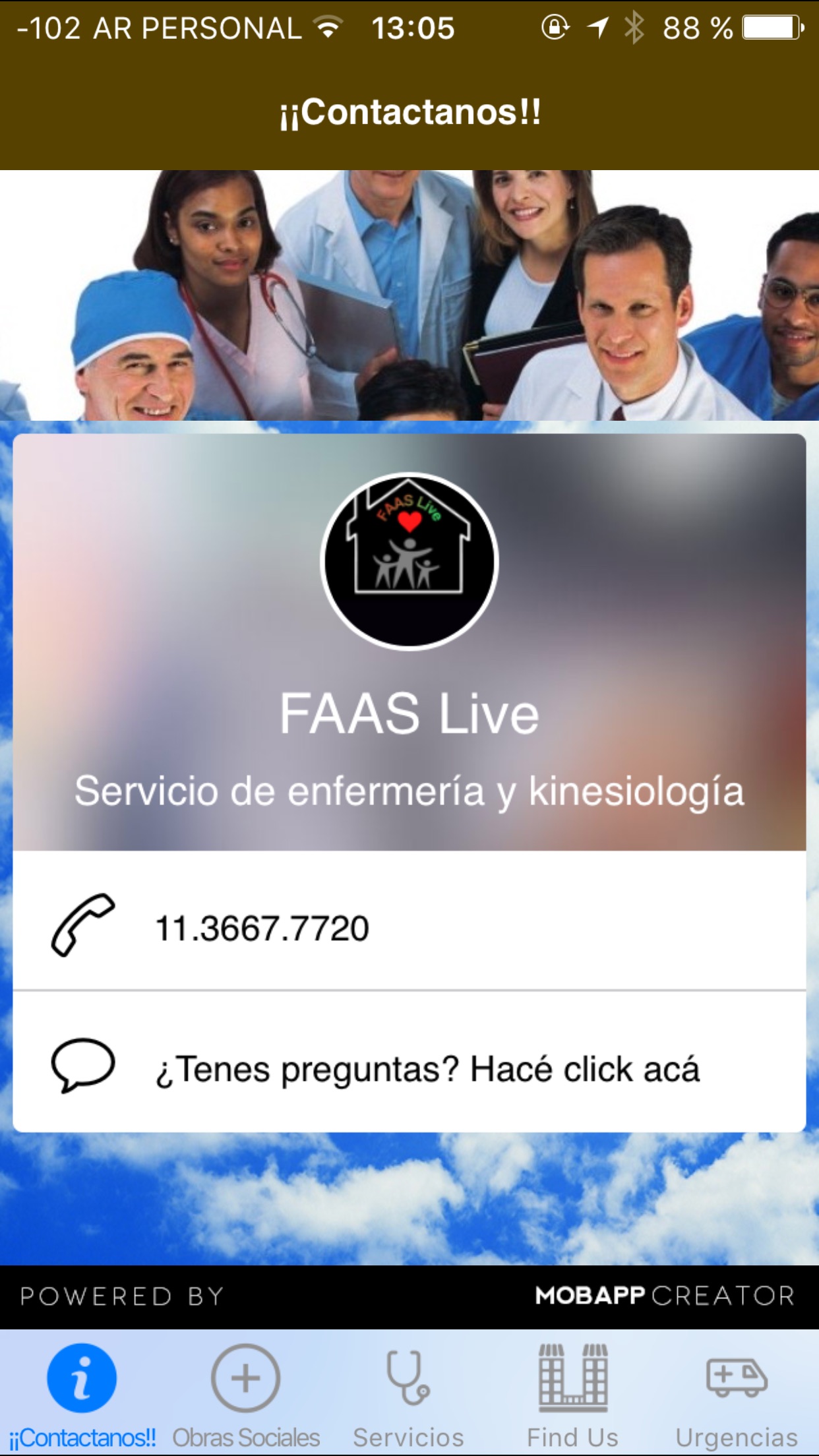 Screenshot 1 of FAAS Live
