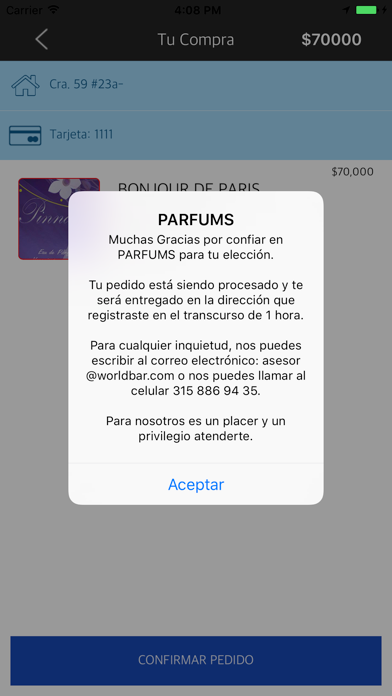 Screenshot #1 pour Parfums