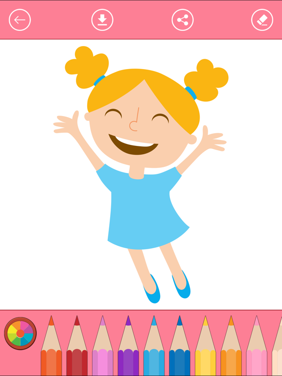 Screenshot #4 pour Jeux de Coloriage pour Filles.