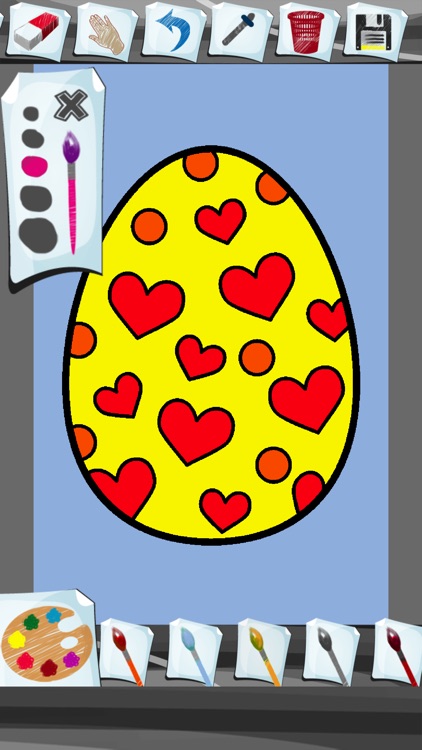 Easter Eggs Coloring Book App screenshot-3