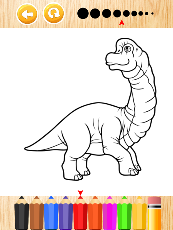 Dino Park Coloring Jurassic Dinosaur World iPad screenshot