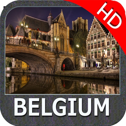 Marine : Belgium HD - GPS Map Navigator icon