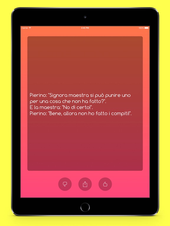 iBarzellette - Migliaia di barzellette per tutti! iPad screenshot