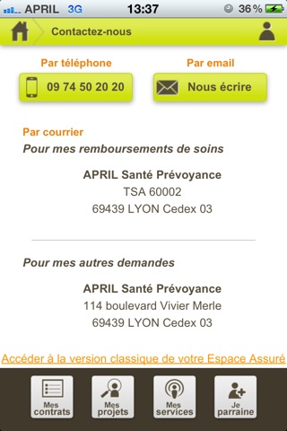 Mon Espace screenshot 4