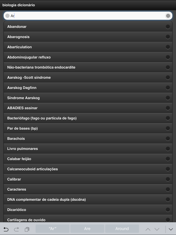 Screenshot #5 pour Biologia Dicionario