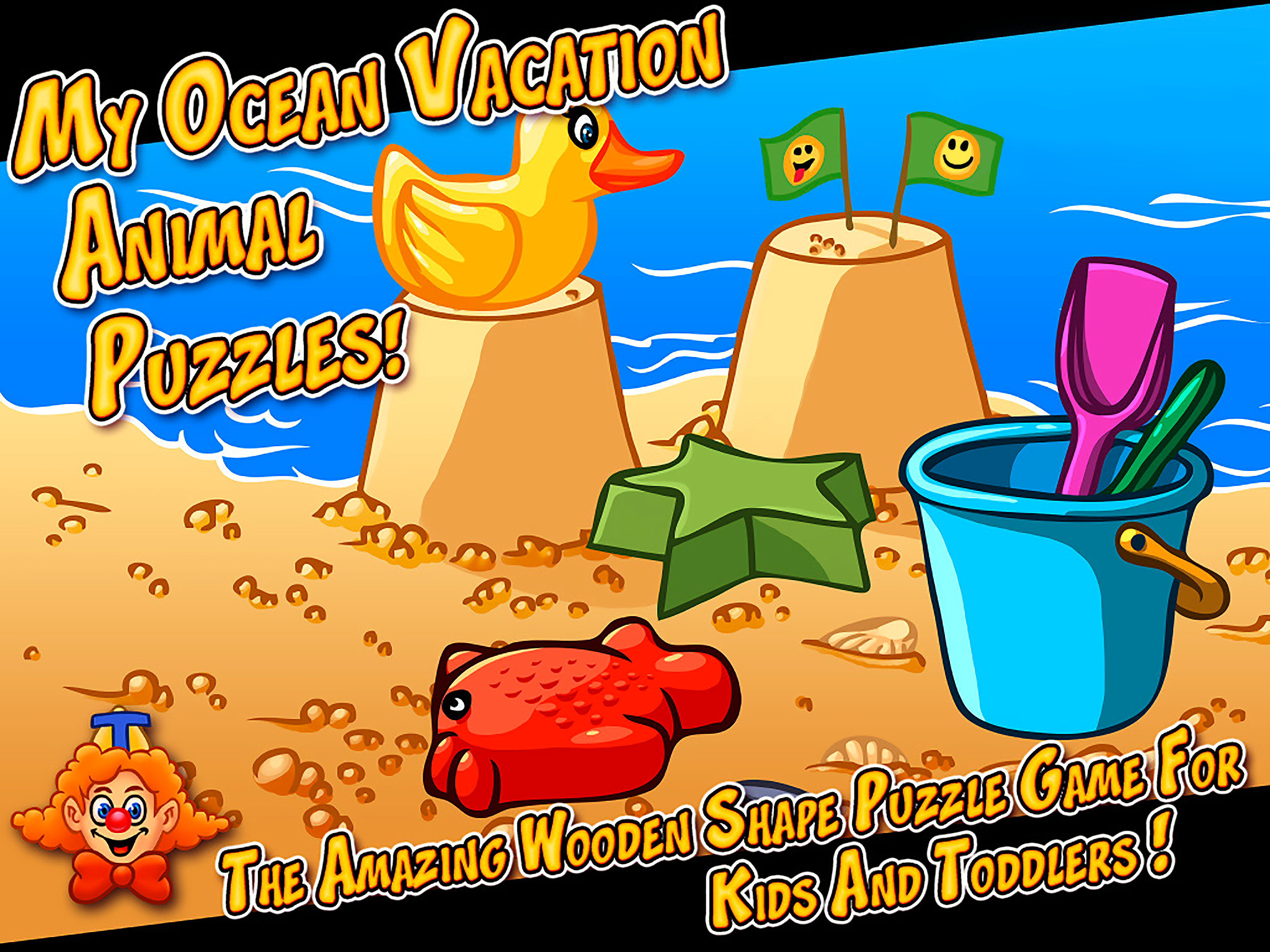 A Free Ocean Animals Puzzle for Kindergarten Kids