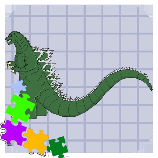 Shin Godzilla Jigsaw Puzzle Animal Game for Kids iOS App
