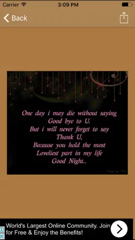 Game screenshot Good Night Messages And Greetings hack