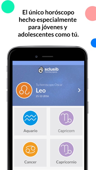 Screenshot #1 pour Sclusib - Horóscopos de amor y amistad