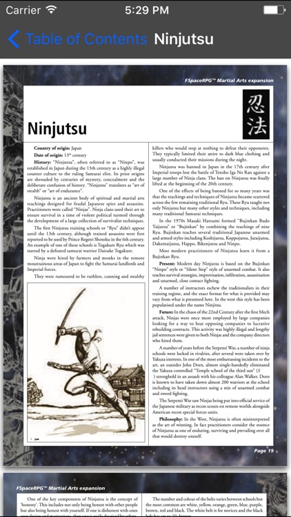 FSpace Roleplaying Martial Arts v1.1